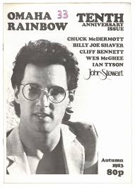 Omaha Rainbow Magazine No 33 Autumn 1983 Ian Tyson Chuck McDermottCliff  Bennett Wes McGhee