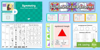 Number pattern worksheets for grade 1 including counting patterns, extending patterns, identifying rules and input and output charts. Symmetrical Patterns Resource Pack Ks2 Maths Resources