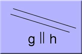 Also scheinen keine zwei geraden senkrecht oder orthogonal zueinander zu verlaufen. Parallel