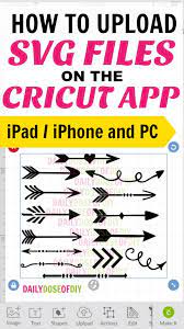 How To Upload Svg Files To Cricut Design Space On Ipad Iphone And Pc Daily Dose Of Diy Cricut Apps Cricut Free Fonts For Cricut