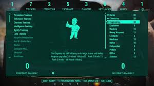 be exceptional skills and perk overhaul at fallout 4 nexus