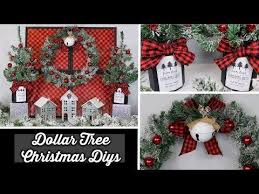 950 Dollar Tree Christmas Diys Buffalo Check Themed Youtube Dollar Tree Christmas Decor Buffalo Check Christmas Decor Dollar Tree Christmas