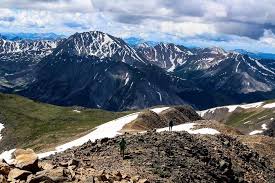 Watching hikers come up the black cloud trail