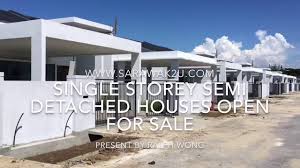 sale factory / land 1. New Single Storey Semi Detached Open For Sale Desa Senadin Miri Youtube