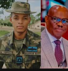 I am not a Fool Sir I am an Officer Sir Meet Lt A.M Yerima, the first man  to challenge Oga Wike to the point of of turning back and leaving a