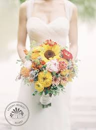 Silk flower wedding bouquets for sale. Orange And Yellow Wedding Bouquet