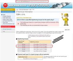 Spark Plug Torque Chart Spark Plug Gap Conversion Chart Oil