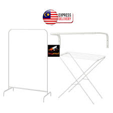 They come in a wide range of styles to suit your taste. Buy Ikea Mulig Clothes Bar Rak Baju Ikea Jall Drying Rack Clothes Hanger Adjustable Rack Foldable Rack Indoor Outdoor Rack Seetracker Malaysia