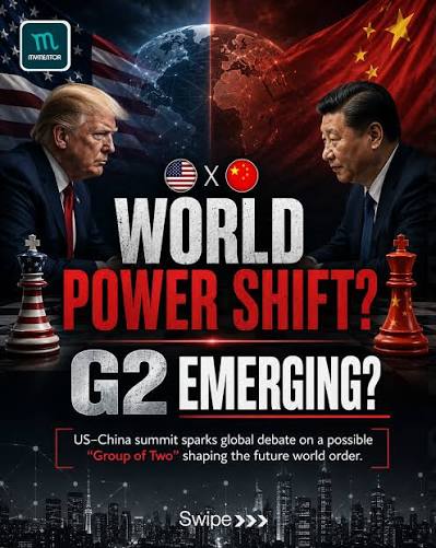 Is the world moving toward a US–China “G2” power system? ?? The latest  summit has sparked global debate cooperation for stability or dominance by  two superpowers shaping the future order? #foryourpage #viral #
