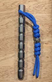 Many of the kubotans come with a keyring. Homemade Stainless Steel Kubotan Survival Bow Military Gear Tactical Self Defense
