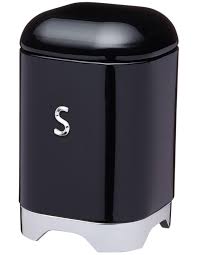 Stainless steel and glass sugar canister. Tea Coffee Sugar Canisters Shop Online Myer