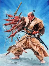 Samurai Warrior Ilustracoes Japao Rpg