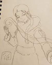 Avatar the last airbender drawings katara. Another Avatar The Last Airbender Sketch Avatarthelastairbender Katara Sketch Sketchbook Drawing Character