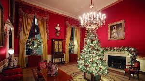 Christmas decorations traditionally include lots of greenery, but you can expand your vision to include holly and mistletoe looks, plus floral arrangements. After Criticism Melania Trump Unveils Patriotic Themed White House Christmas Decorations Abc News