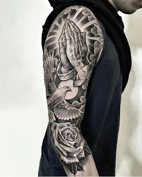 Ez Nayon Komoly Christian Sleeve Tattoo Best Sleeve Tattoos Tattoos For Guys