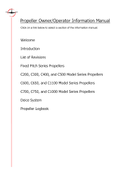 Mpc26ow Mccauley Propeller Systems Manualzz Com