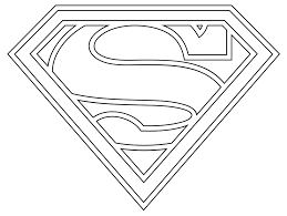 Free printable christmas coloring pages. Printable Superman Logo Coloring Home