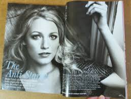 Allure Magazine Gossip Girl Blake Lively Elizabeth Taylor Camilla Belle