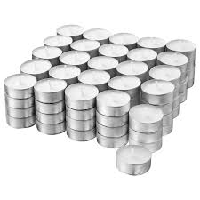 Glimma Unscented Tealights Ikea In 2020 Tea Lights Unscented Candle Block Candles
