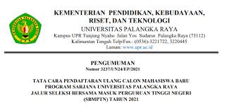 Portal siakad universitas panca bhakti. Tata Cara Pendaftaran Ulang Calon Mahasiswa Baru Program Sarjana Upr Jalur Sbmptn Tahun 2021