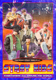 Stray Kids 80s Poster Retro Poster Kpop Posters Kids Poster