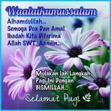 Alhamdulilah sis sihat dan sekarang sedang bercuti. Wa Alaikumussalam Atau Wa Alaikumsalam