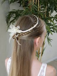 Check out this guide to the latest & trending hairstyles for girls with short, medium & long hair. First Communion Hairstyles Long Hair First Communion Hairstyles Communion Hair Pieces Communion Hairstyles