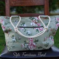 Summer Floral Farmhouse Hand Bag Shoulder Bag Purse Bags Trending Handbag Canvas Handbags