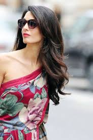 Amal Clooney Style Long Layered Hair Long Hair Styles Layered Hair