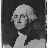 White House East Room, Portraits of George and Martha Washington