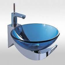 blue bathroom sink for small bathrooms