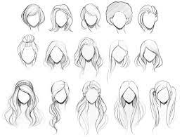 Girl Hairstyles Drawing Reference And Sketches For Artists