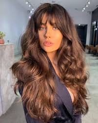 Whether you want your long bob layered, with bangs, angled, parted in the middle, curled or straight, there is a version for you. 17 Curtain Bangs Hair Inspiration For The Year Beautywaymag