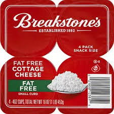 Find quality dairy products to add to your shopping list or order online for delivery or pickup. Breakstone S Fat Free Small Curd Cottage Cheese 4 4 Oz Cups Shop Martin S Super Markets