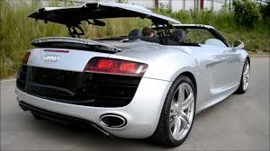 Are there any audi convertibles with a hard top? Audi R8 V10 Spyder Revving Inside And Outside Bonus Roof Opening Youtube