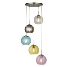 Shop the latest pendant ceiling lights, at the home lighting centre. Mardi Glass Ceiling Pendant By Searchlight