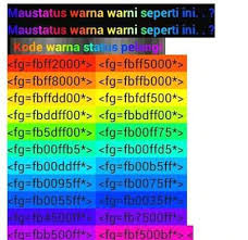 Membuat tulisan berwarna di facebook tentunya memberikan kesan tersendiri dan membuat kita tidak bosan pada saat menulis status, chat, atau komentar di facebook. Cara Membuat Status Fb Lite Berwarna
