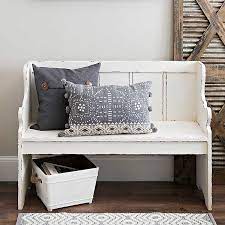 Shop benches entryway furniture at macys.com. Distressed Ivory Pew Bench Kirklands