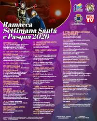 Ramacca si prepara alla Settimana Santa e Pasqua 2026 La Citt� di Ramacca  si avvia a vivere uno dei momenti pi� intensi e sentiti dell'anno, con  l'inizio dei riti e dei festeggiamenti