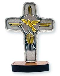 Holy Spirit Confirmation Hand Held Prayer Cross With Card