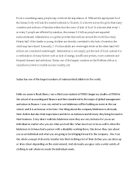 Food is something many people may overlook the importance of