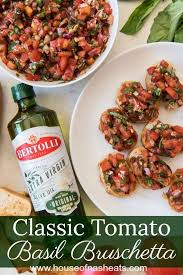 Ad This Classic Bruschetta Recipe Uses Fresh Roma Tomatoes Basil Garlic A Little Balsamic Vinegar And B Bruschetta Recipe Tomato Recipes Bruchetta Recipe
