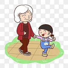 Cartoon Grandmother And Grandson Park Walking Png Transparent Bottom Cartoon Character Grandma Png Transparent Clipart Image And Psd File For Free Download Cartoon Cafe Posters Technology Theme