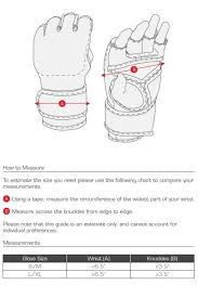 Fairtex Mma Gloves Size Chart The Best Quality Gloves