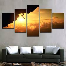 I built most of it by my self and will continue to make more! 5 Pcs Canvas Art Rock Climbing Beautiful Light Landscape Picture Sport Theoria Brand