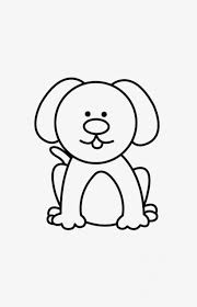 Also draw the tail, belly and back legs as illustrated. Coloring Pages Pretty Easy Drawings Of Dogs Dog Coloring Simple Dog Drawing Step By Step 671x1193 Png Download Pngkit