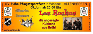Wir feiern am wochenende eröffnung, klein aber mit verkostung. Sv Hohe Feiert Am Pfingst Wochenende Auf Dem Sportplatzgelande Und Im Festzelt In Windeck Altenherfen Sonntag 9 Juni 2019 Ab 20 00 Uhr Live Musik Mit Der Band Los Rockos Windeck