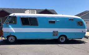 Image result for Blue 1968 Motor Home