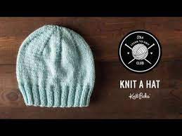 Stacey Takes You Through Every Step To Learn How To Complete A Hat On 2 Straight Needles In Our Learn To Knitting Loom Knitting Patterns Hat Knitting Tutorial