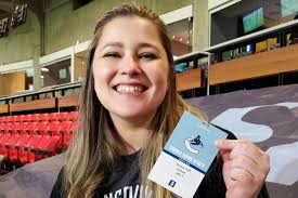 Shout out to BC Children's Hospital nurse Victoria Groff, who sang the  national anthem at the Vancouver Canucks game for Community Heroes Night